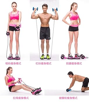 Amazon | NAOTACK 筋トレ 多機能 フィットネス W 腹筋 ローラー